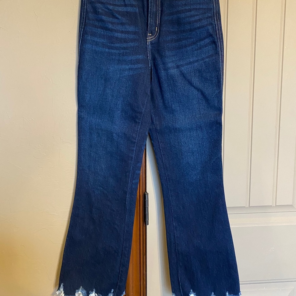 Kancan high waist cropped jeans,size 25